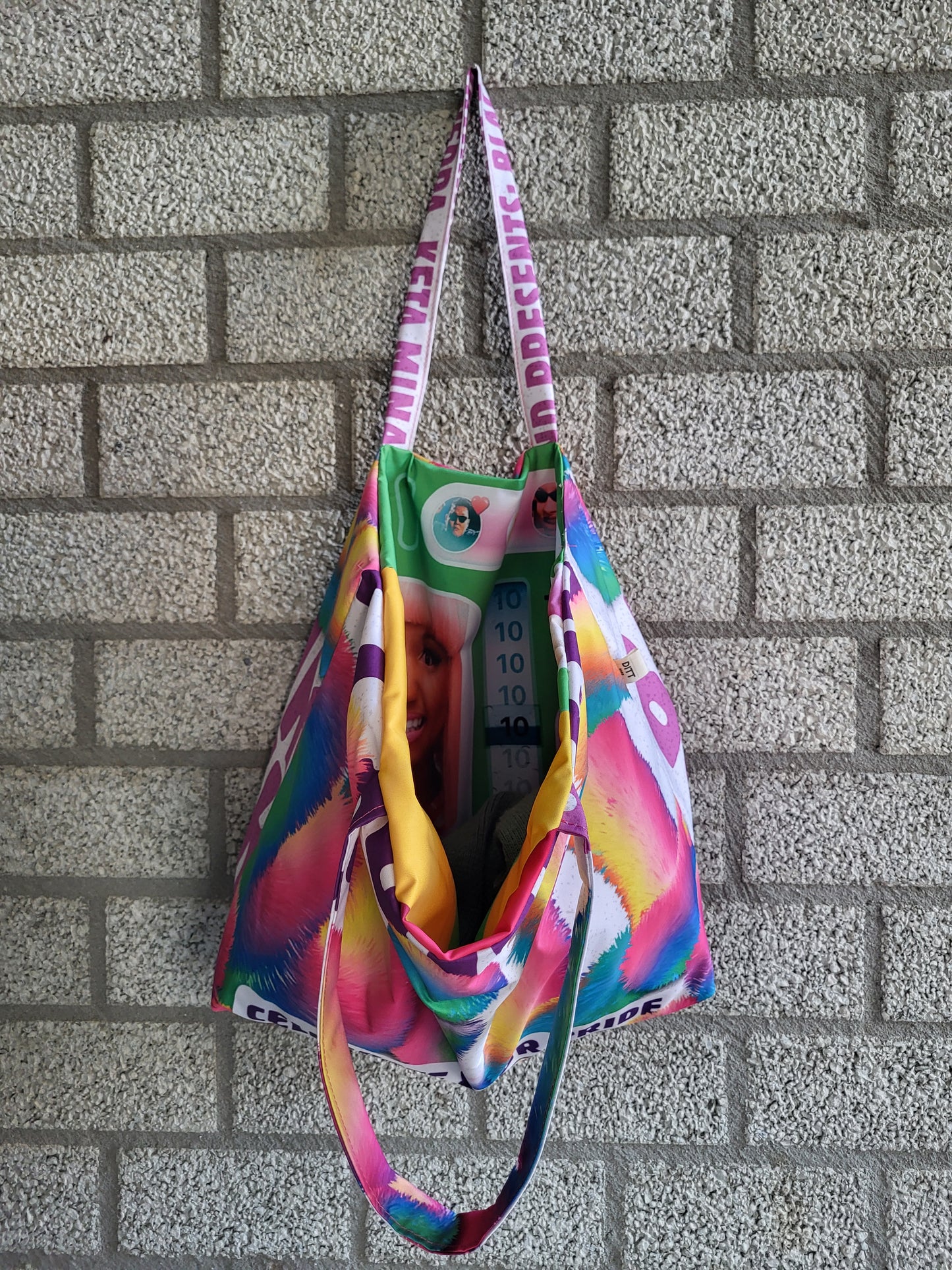 Oversized shopper, keerbaar, 100% gerecycled