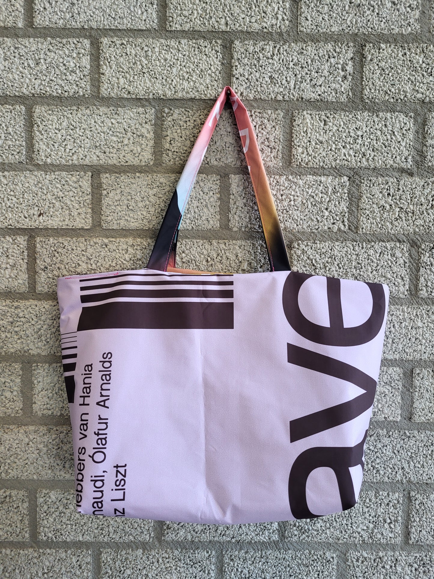 100% gerecyclede Oversized Shopper, Keerbaar