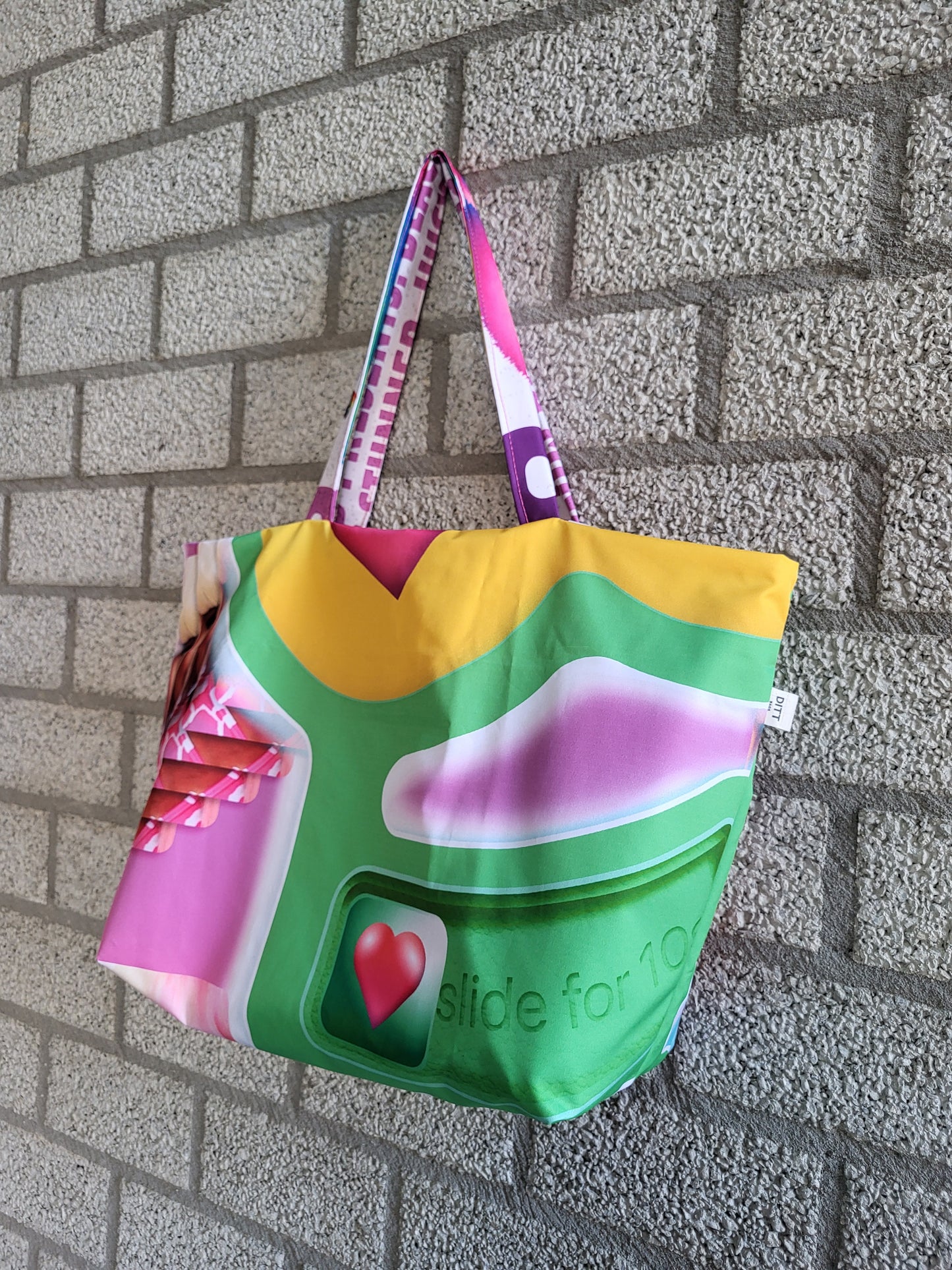 Oversized shopper, keerbaar, 100% gerecycled