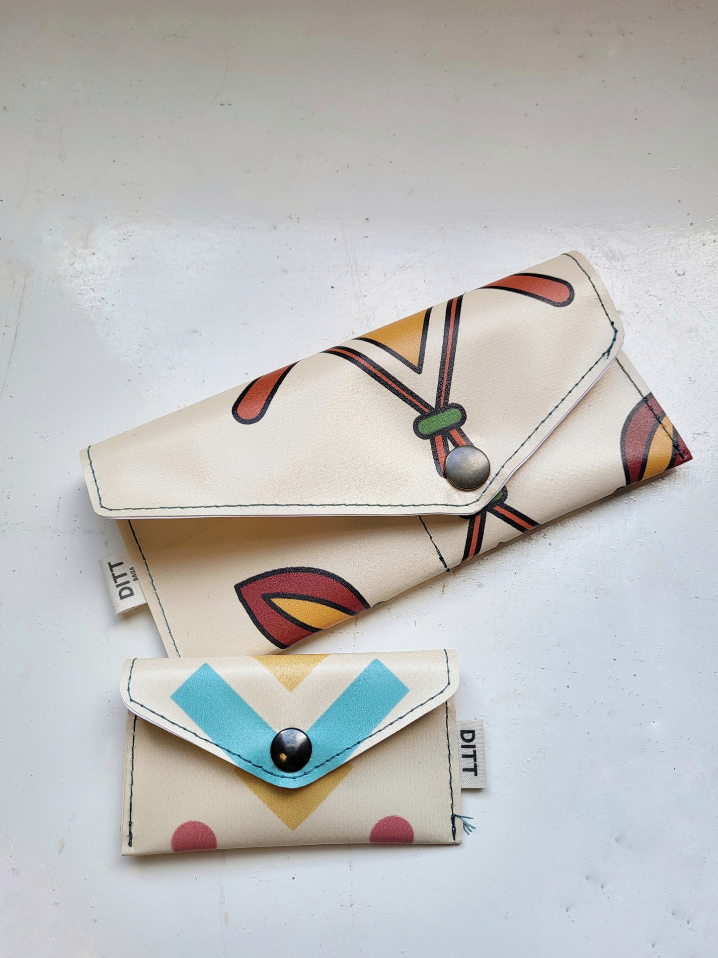 Portemonnee van gerecycled materiaal