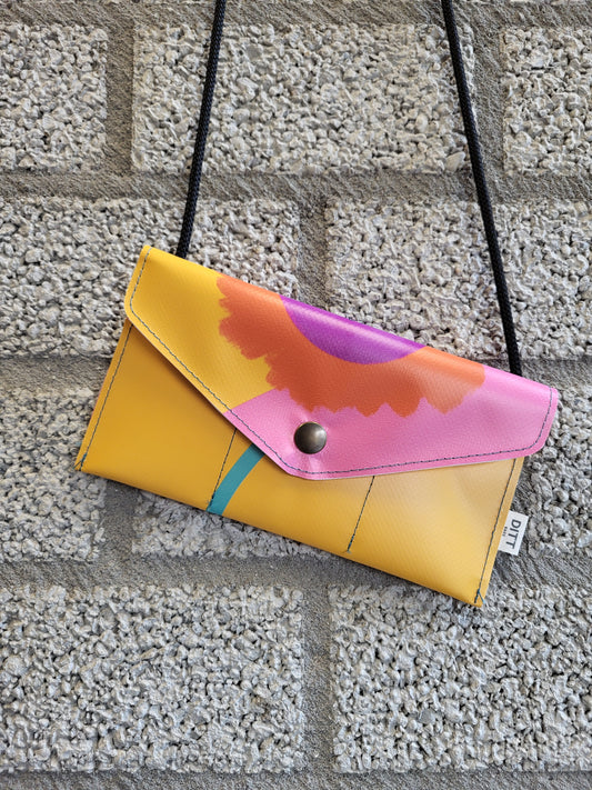 Portemonnee/ Clutch gerecycled