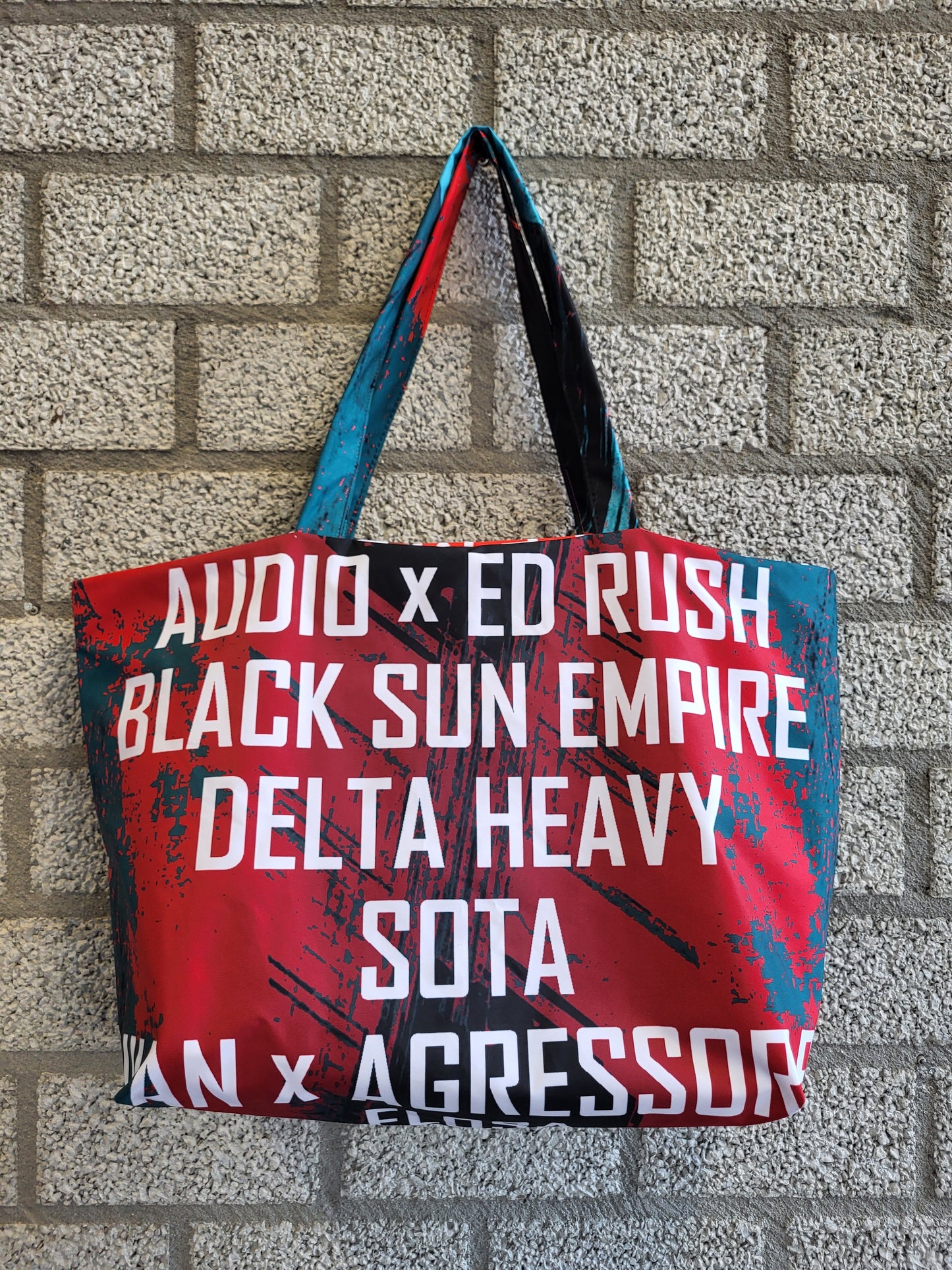 Keerbare Shopper BLACKOUT, 100% gerecycled