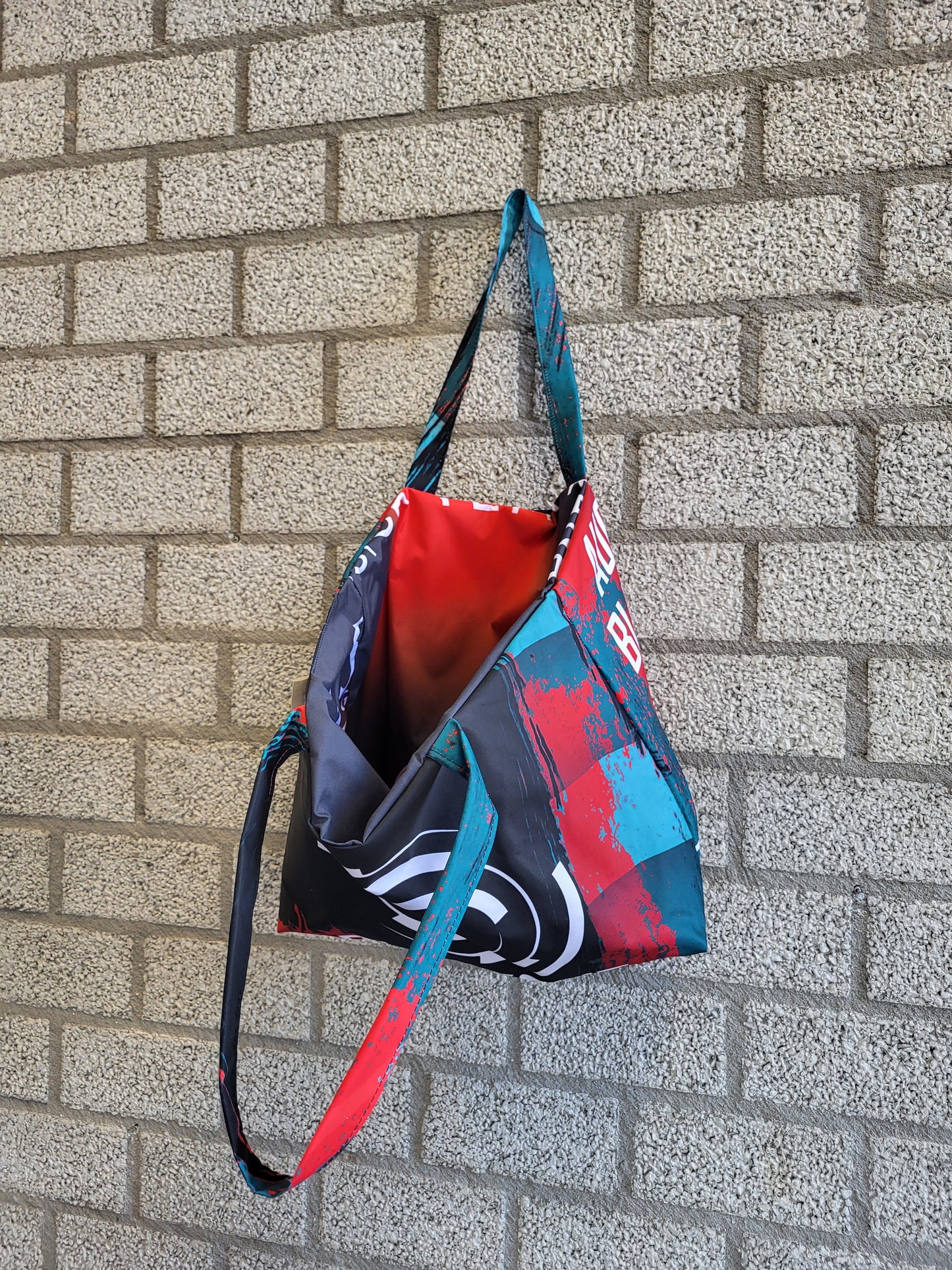 Keerbare Shopper BLACKOUT, 100% gerecycled