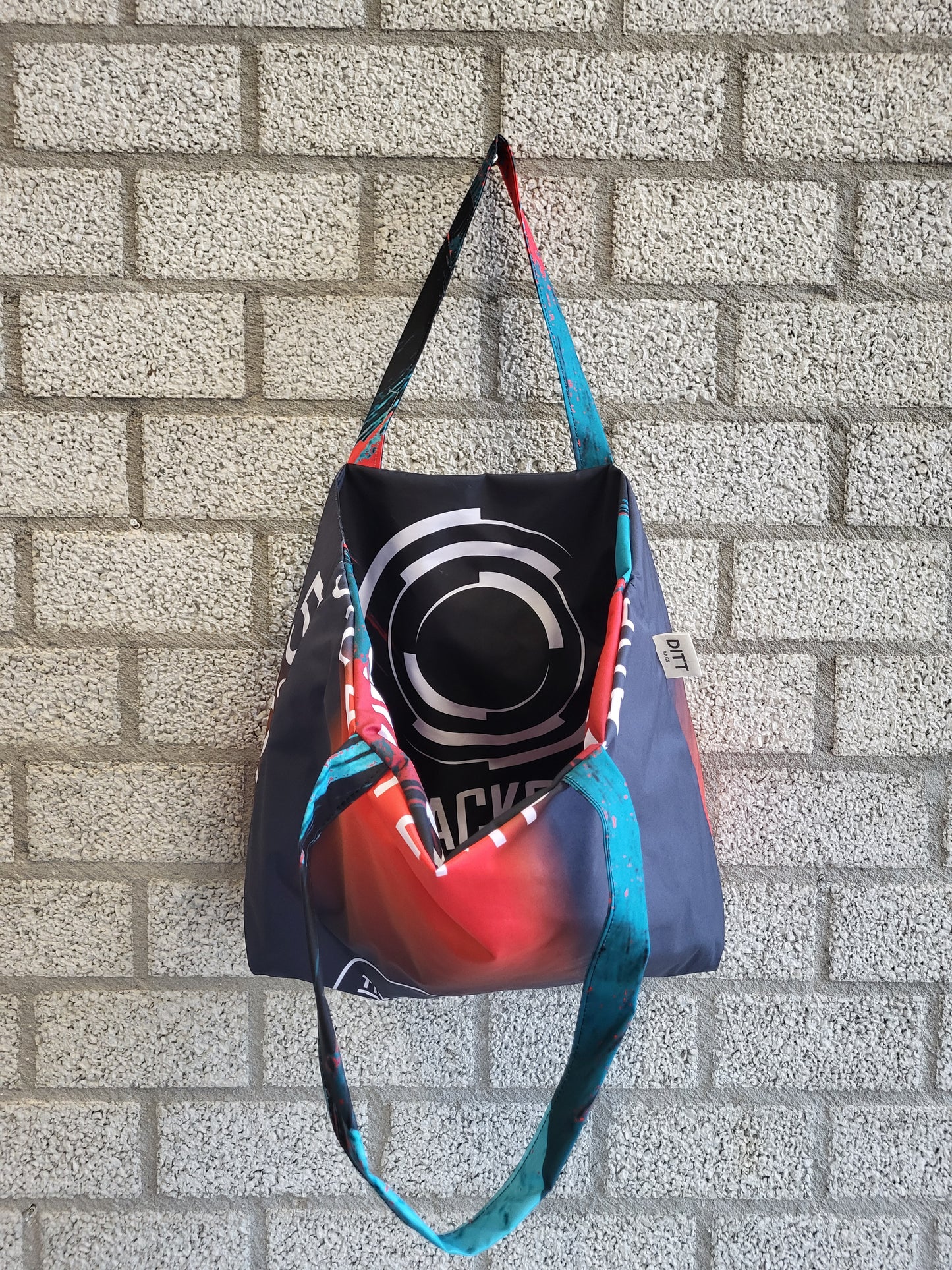 Keerbare Shopper BLACKOUT, 100% gerecycled