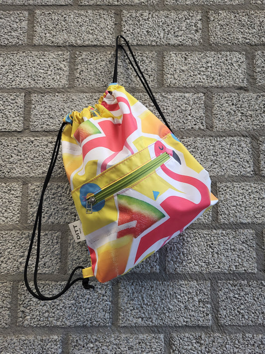 Duurzame kinderrugtas van gerecycled materiaal