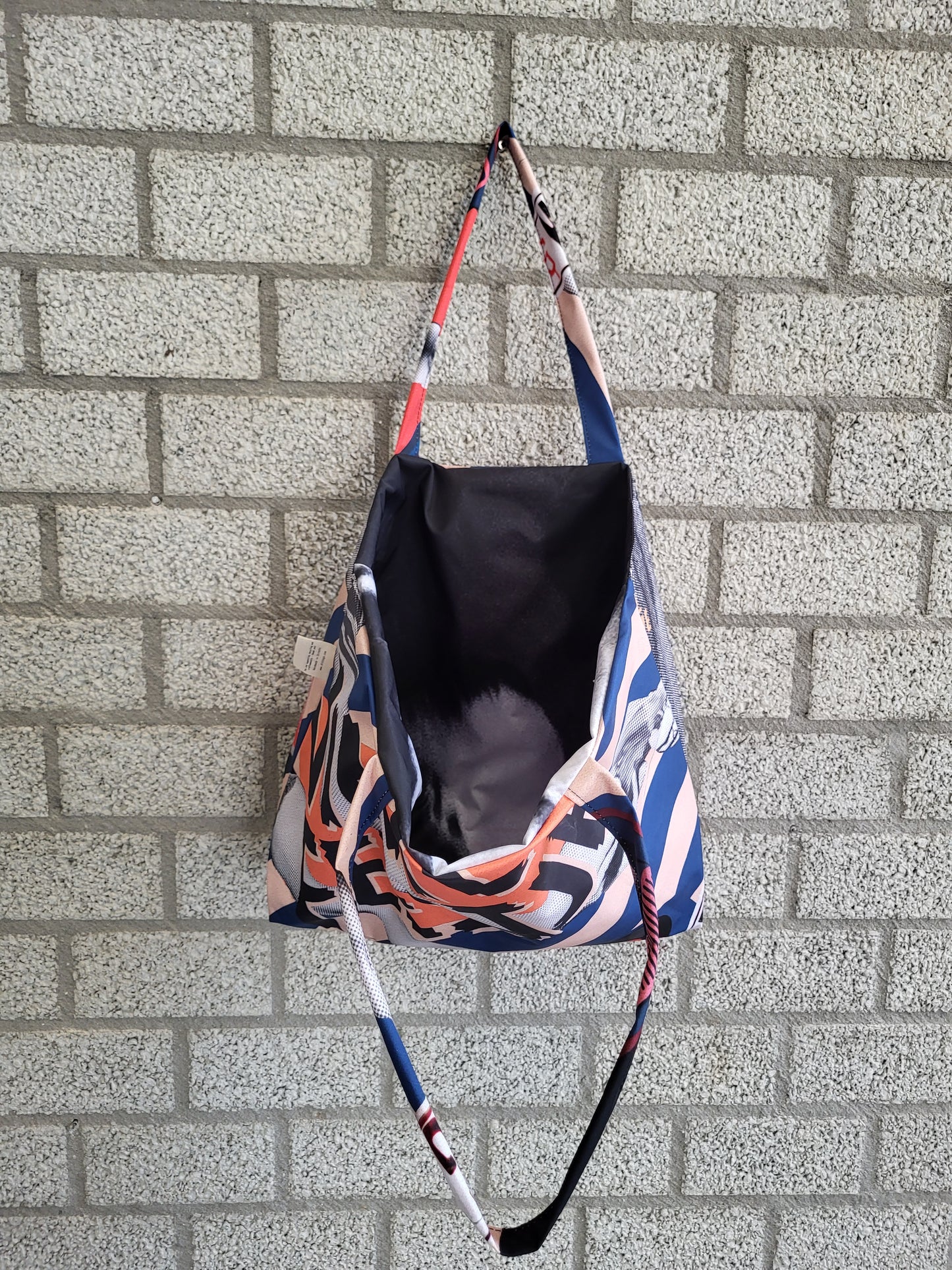 Keerbare Shopper Vinyl Feestje, 100% gerecycled