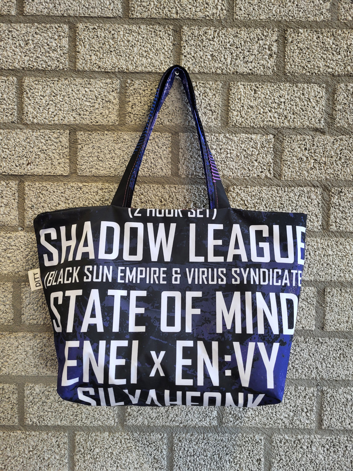 Shopper BLACKOUT, 100% gerecycled