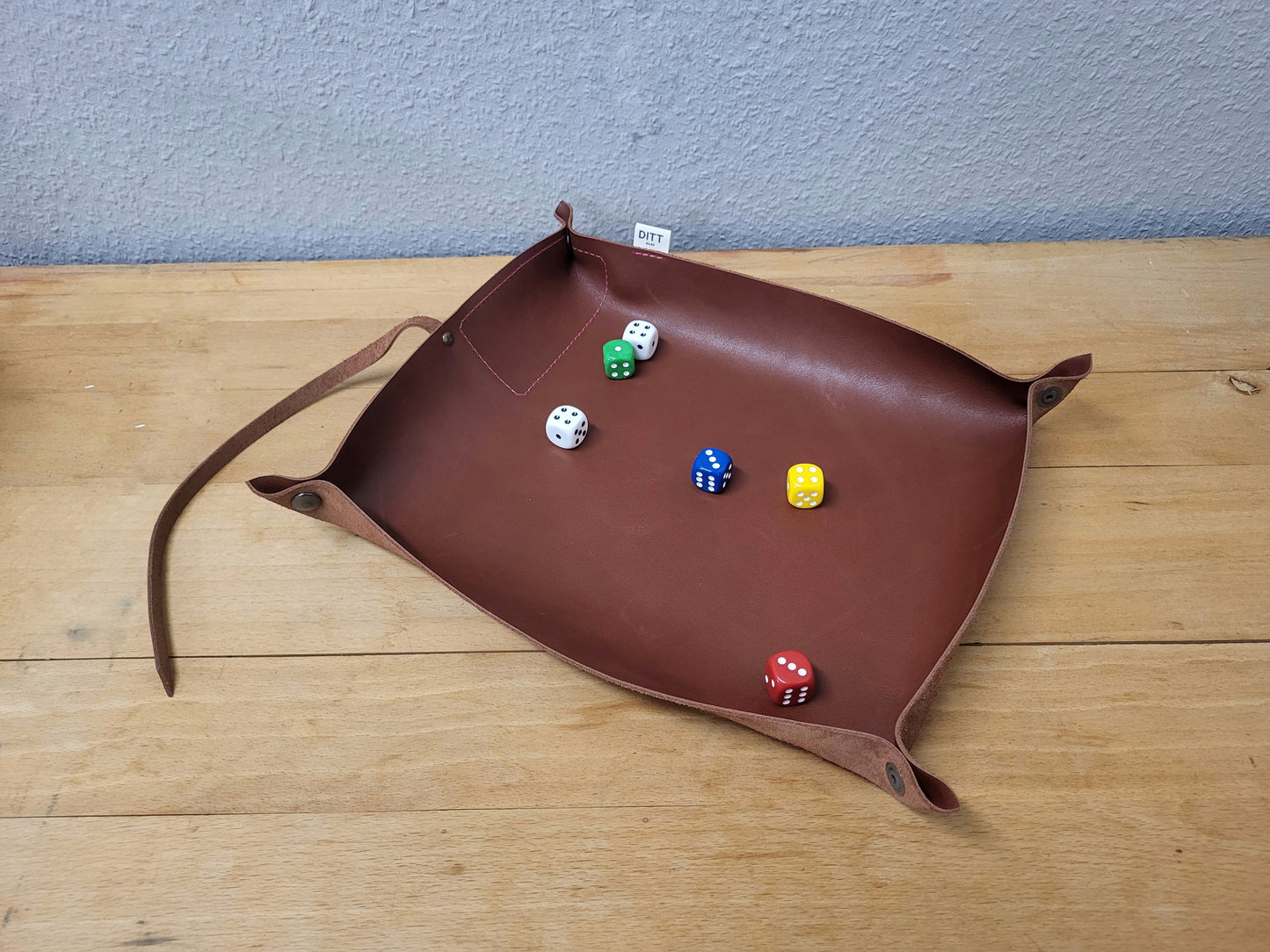 Dobbelmat van meubelleer