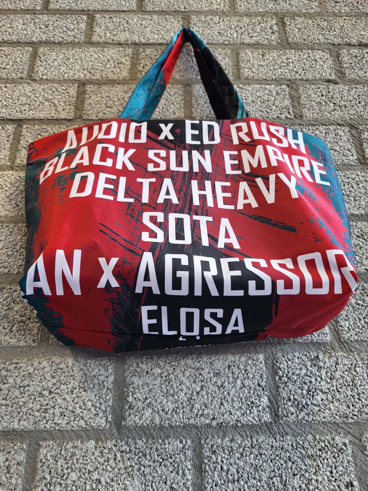 Keerbare Shopper BLACKOUT, 100% gerecycled